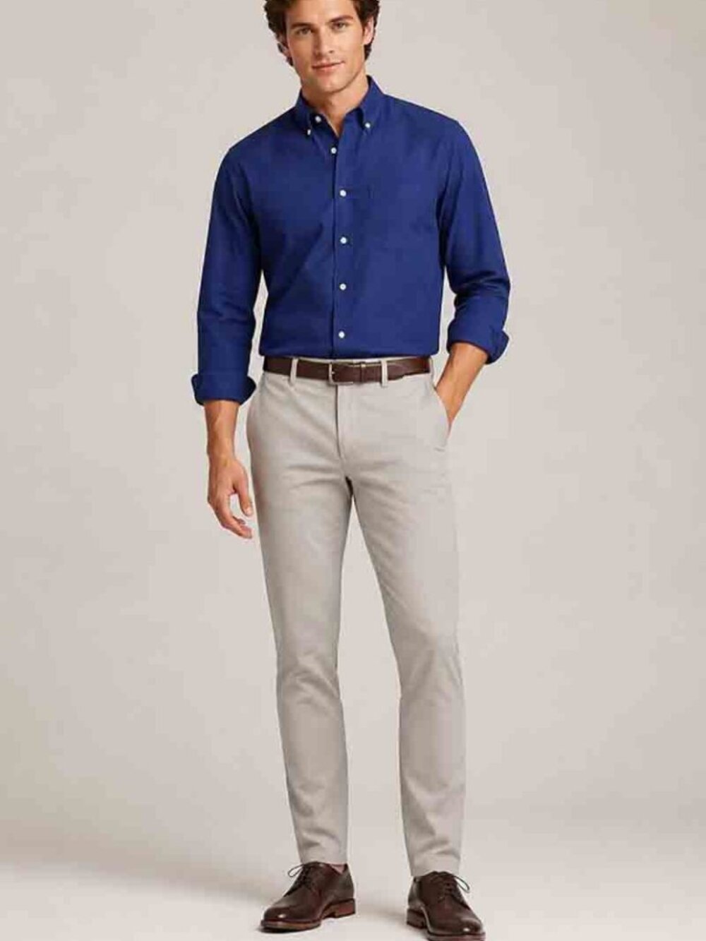 J.Crew Flex Slim Fit Chinos Pants Beige Flat Front Men's ACTUAL Size 40 X 32